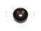 Drive belt tensioner pulley thumb
