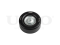 Drive belt idler pulley thumb