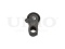 Timing belt tensioner with pulley thumb