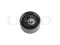 Timing belt tensioner with pulley thumb