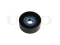Drive belt idler pulley thumb