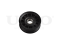 Drive belt tensioner pulley thumb