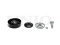 Drive belt idler pulley thumb