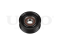 Drive belt tensioner pulley thumb