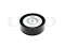 Drive belt idler pulley thumb
