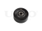 Drive belt tensioner pulley thumb