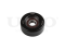 Drive belt tensioner pulley thumb