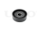 Drive belt tensioner pulley thumb