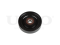 Drive belt tensioner pulley thumb