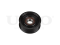 Drive belt tensioner pulley thumb