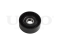 Drive belt tensioner pulley thumb