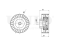 Drive belt idler pulley thumb