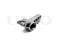 Drive belt tensioner bar thumb