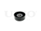 Drive belt tensioner pulley thumb