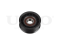 Drive belt tensioner pulley thumb