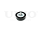 Drive belt idler pulley thumb