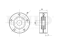 Drive belt tensioner pulley thumb