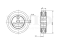 Drive belt tensioner pulley thumb