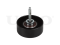 Drive belt idler pulley thumb