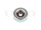 Drive belt idler pulley thumb
