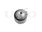 Timing belt tensioner with pulley thumb