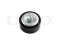 Drive belt idler pulley thumb