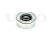 Drive belt tensioner pulley thumb