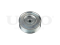 Drive belt idler pulley thumb