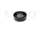 Drive belt tensioner pulley thumb