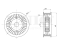 Drive belt idler pulley thumb