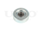 Drive belt idler pulley thumb