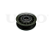 Drive belt idler pulley thumb