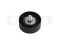 Drive belt idler pulley thumb