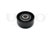 Timing belt idler pulley thumb
