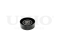 Drive belt tensioner pulley thumb