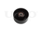 Drive belt tensioner pulley thumb