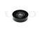 Drive belt tensioner pulley thumb