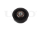 Drive belt tensioner pulley thumb