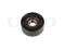 Drive belt tensioner pulley thumb