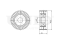 Drive belt tensioner pulley thumb