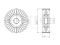 Drive belt idler pulley thumb