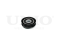 Drive belt tensioner pulley thumb
