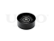 Drive belt tensioner pulley thumb
