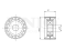 Drive belt tensioner pulley thumb