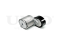 Drive belt tensioner with pulley thumb