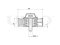 Drive belt idler pulley thumb