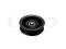 Drive belt idler pulley thumb