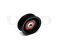 Drive belt tensioner pulley thumb