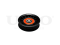Drive belt tensioner pulley thumb