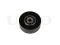 Drive belt idler pulley thumb